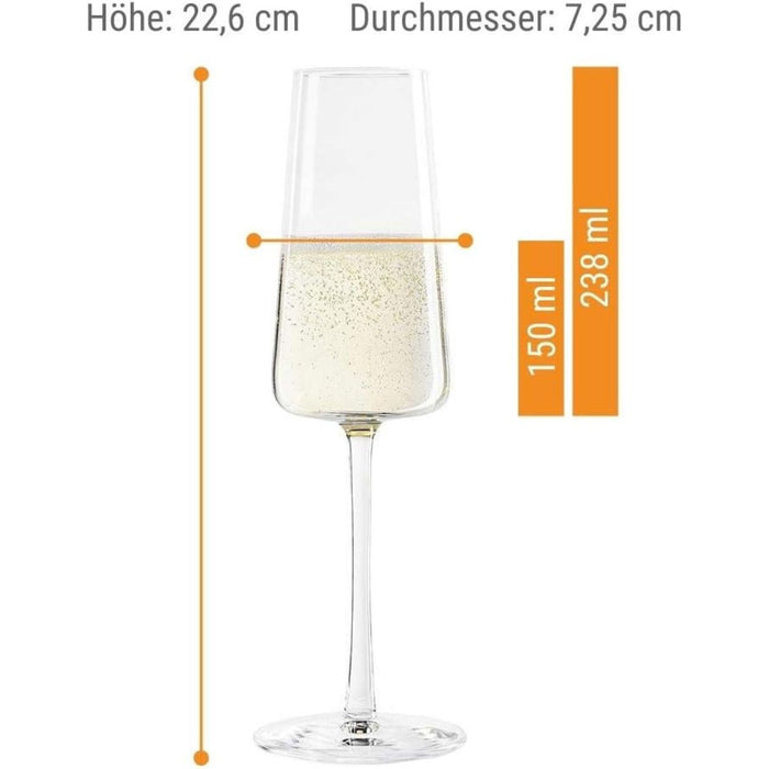 Stölzle Power Champagnerkelch 238 ml - 6er Set