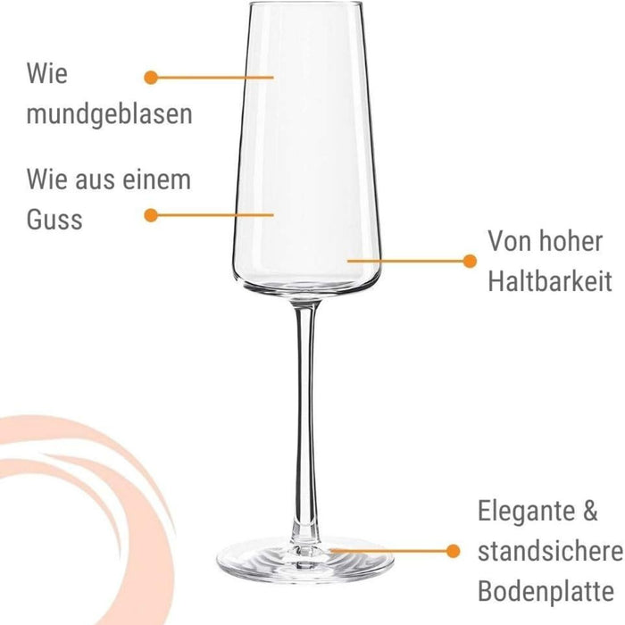 Stölzle Power Champagnerkelch 238 ml - 6er Set