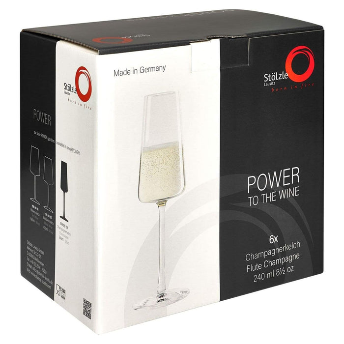 Stölzle Power Champagnerkelch 238 ml - 6er Set