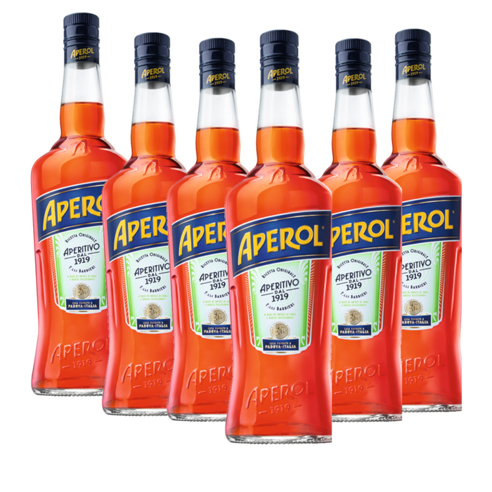 Aperol Aperitif Rhabarber Bitter (6 x 1 L)