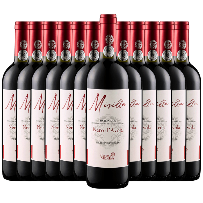 Cantine Paolini Misilla Nero d'Avola IGP Terre Siciliane 2022 (12 x 0,75 L)