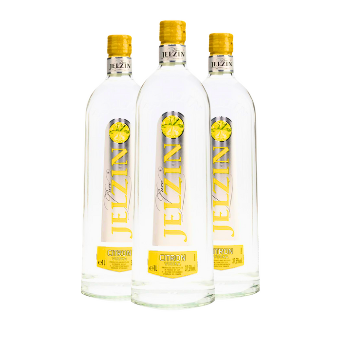 Boris Jelzin Pure Citron Vodka (3 x 1 L)