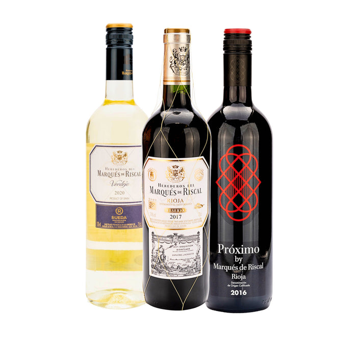 Probierpaket Marques de Riscal (3 x 0,75 L)